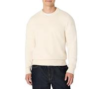 Amazon Essentials Men's (Demi's Pick) Regular-Fit Cotton Blend V-Neck Jumper, Oatmeal Heather, S