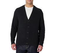 Amazon Essentials Men's (Demi's Pick) Relaxed-Fit Cotton Blend Cardigan, Black, XL