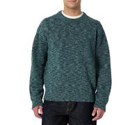 Amazon Essentials Men's (Demi's Pick) Relaxed-Fit Multi-Colour Heavyweight Crewneck Pullover Jumper, Dark Teal Green Marl, XL