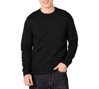 Amazon Essentials Men's Fleece Crew Neck Sweatshirt (Available in Big & Tall), Black, XXL Plus
