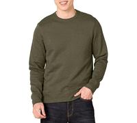 Amazon Essentials Men's Fleece Crew Neck Sweatshirt (Available in Big & Tall), Olive Heather, L