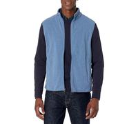 Amazon Essentials Men's Full-Zip Polar Fleece Vest (Available in Big & Tall), Blue Heather, XXL