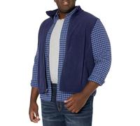 Amazon Essentials Men's Full-Zip Polar Fleece Vest (Available in Big & Tall), Navy, S