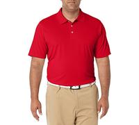 Amazon Essentials Men's Golf Polo Shirt, Quick Dry, Short Sleeve, Cherry Red, XXL