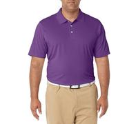 Amazon Essentials Men's Golf Polo Shirt, Quick Dry, Short Sleeve, Purple Heather, XXL