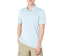 Amazon Essentials Men's Golf Polo Shirt, Short Sleeve, Slim-Fit, Quick-Dry, Light Blue, M
