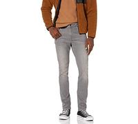 Amazon Essentials Men's Jeans, Skinny-Fit Comfort Stretch - Discontinued Colours, Grey, 34W / 30L
