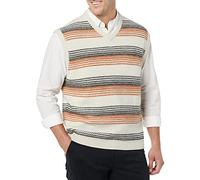 Amazon Essentials Men's Lambswool Sweater Vest, Pale Grey Ombre, XXL