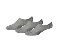 Amazon Essentials Men's Loafer No Show Socks, 6 Pairs, Grey Heather, 12-14