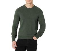 Amazon Essentials Men's Long-Sleeve Crewneck Jumper, 100% Cotton, Big & Tall Options Available, Olive Heather, 5XL Plus Tall