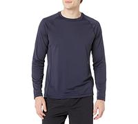 Amazon Essentials Men's Long-Sleeve Quick-Dry Swim T-Shirt, Dark Navy, XS