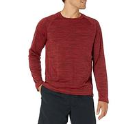 Amazon Essentials Men's Long-Sleeve Quick-Dry Swim T-Shirt, Red Heather, M