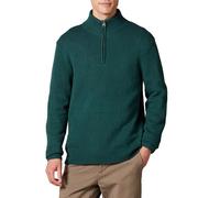 Amazon Essentials Men's Long-Sleeve Soft Touch Quarter-Zip Jumper, Forest Green, M