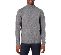 Amazon Essentials Men's Long-Sleeve Soft Touch Turtleneck Jumper, Charcoal Marl, XS