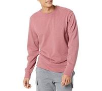 Amazon Essentials Men's Long-Sleeved Lightweight Fleece French Terry Crew Neck Sweatshirt