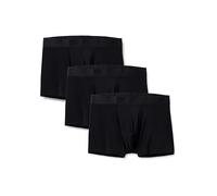Amazon Essentials Men's Microfibre Boxer Shorts Underwear, Pack of 3, Black, L