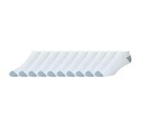 Amazon Essentials Men's Performance Cotton Cushioned Breathable Athletic No-Show Sports Socks, 10 Pairs, White, 7-11