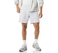 Amazon Essentials Men's Performance Stretch Woven 7" Training Short, Light Grey, M