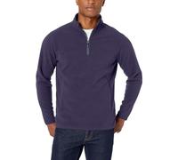 Amazon Essentials Men's Quarter-Zip Polar Fleece Winter Jacket, Navy, L