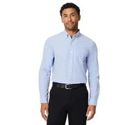 Amazon Essentials Men's Regular-Fit Long-Sleeve 100% Cotton Oxford Shirt, Blue, M