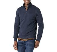 Amazon Essentials Men's Regular Fit Long-Sleeve Quarter-Zip Casual Smart Pullover Fleece Sweatshirt, Navy, XS