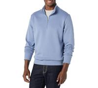 Amazon Essentials Men's Regular Fit Long-Sleeve Quarter-Zip Casual Smart Pullover Fleece Sweatshirt, Slate Blue, XXL