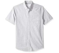 Amazon Essentials Men's Regular-Fit Short-Sleeve 100% Cotton Oxford Shirt