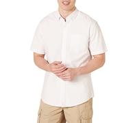 Amazon Essentials Men's Regular-Fit Short-Sleeve 100% Cotton Oxford Shirt