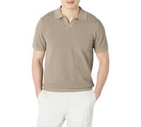 Amazon Essentials Men's Regular-Fit Short-Sleeved Knit Polo Jumper, Mushroom Brown, XXL