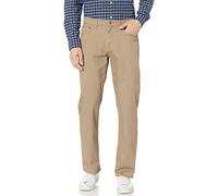 Amazon Essentials Men's Relaxed-Fit 5-Pocket Stretch Twill Trousers, Khaki Brown, 40W / 30L