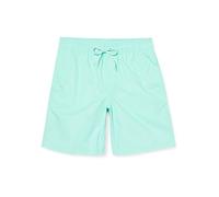 Amazon Essentials Men's Relaxed Fit 8" (20cm) Cotton Elasticated Waist Pull On Drawstring Walk Shorts, Aqua Green, S