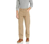 Amazon Essentials Men's Relaxed-Fit Carpenter Utility Trousers with Tool Pockets - Discontinued Colours, Khaki Brown, 40W / 32L