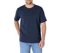 Amazon Essentials Men's Relaxed-Fit Heavyweight Cotton T-Shirt, Navy, S