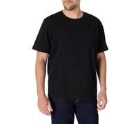 Amazon Essentials Men's Relaxed Fit Heavyweight Cotton T-Shirt with Breast Pocket, Black, XL