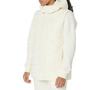 Amazon Essentials Men's Relaxed-Fit Water-Repellent Recycled Polyester Hooded Puffer Vest (Previously Amazon Aware), Ivory, M