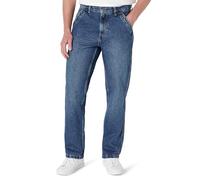 Amazon Essentials Men's Relaxed-Fit Workwear Mens Jeans, Stone Medium Wash, 30W / 32L