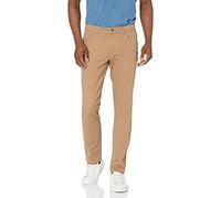 Amazon Essentials Men's Skinny-Fit 5-Pocket Comfort Stretch Chino Trousers, Light Khaki Brown, 40W / 29L