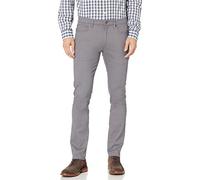 Amazon Essentials Men's Skinny-Fit 5-Pocket Stretch Twill Trousers, Dark Grey, 30W / 30L