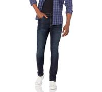 Amazon Essentials Men's Skinny-Fit Stretch Jean - Discontinued Colours, Dark Indigo/Rinsed, 34W / 29L