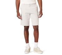 Amazon Essentials Men's Slim-Fit 11" Flat-Front Comfort Stretch Chino Short, Stone, 42W