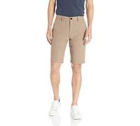 Amazon Essentials Men's Slim-Fit 11" Lightweight Comfort Stretch Oxford Short (Previously Goodthreads), Khaki Tan, 36