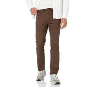 Amazon Essentials Men's Slim-Fit 5-Pocket Comfort Stretch Chino Trousers (Previously Goodthreads), Brown, 42W / 36L