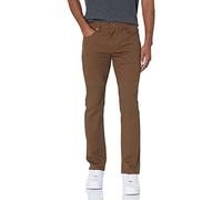 Amazon Essentials Men's Slim-Fit 5-Pocket Stretch Twill Trousers, Brown, 29W / 28L