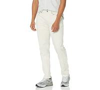 Amazon Essentials Men's Slim-Fit 5-Pocket Stretch Twill Trousers, Stone, 33W / 32L