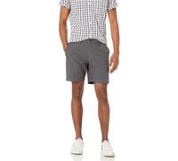 Amazon Essentials Men's Slim-Fit 7" (18cm) Lightweight Comfort Stretch Oxford Shorts, Grey, 32W