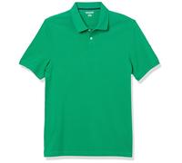 Amazon Essentials Men's Slim-Fit Cotton Pique Polo Shirt, Green, XXL
