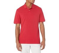 Amazon Essentials Men's Slim-Fit Cotton Pique Polo Shirt, Red, M