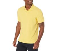 Amazon Essentials Men's Slim-Fit Cotton Pique Polo Shirt, Yellow, XXL