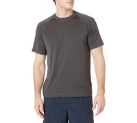 Amazon Essentials Men's Slim-Fit Short-Sleeve Quick-Dry UPF 50 Swim Tee, Dark Grey, S