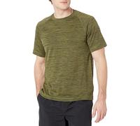 Amazon Essentials Men's Slim-Fit Short-Sleeve Quick-Dry UPF 50 Swim Tee, Olive Heather, M